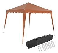 CASARIA® Tonnelle de Jardin Pliable Capri 3x3m Pop-Up Protection UV 50+ imperméable Sac Camping pavillon de Jardin Tente réception Pliante Brun Clair