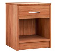 CASARIAŽ Table de Chevet Marron Table de Nuit 35x40x50cm avec Un tiroir Niche Meuble de Rangement Chambre Table d'appoint