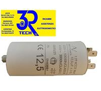 Casaricambi Condensateur avec double Faston et à queue filetée M8 - Capacité 12,5 µF