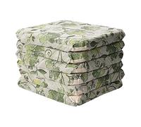 Casatessile Coussin de Chaise Amovible avec ailerons Jacquard Anais - Verde, Set 6 PIÈCES