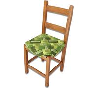 Casatessile Eldorado Chaise Coussin Couvre avec Rabats - Verde
