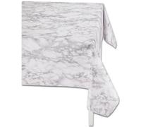 Casatessile Nappe Italienne plastifiée Effet MARBRE Toile cirée, antitache, imperméable - Grigio Chiaro, Maxi 140x360 cm.