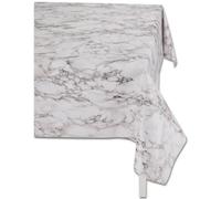 Casatessile Nappe Italienne plastifiée Effet MARBRE Toile cirée, antitache, imperméable - Grigio Scuro, Maxi 140x360 cm.