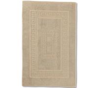 Casatessile Tapis de Bain éponge 45 X 60 cm Torino Tapis de Salle de Bain Absorbant en Coton, Tapis de Salle de Bain sans antidérapant - Beige