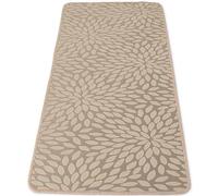 Casatessile Tapis de Cuisine Anti-Glisse de 50 cm de Largeur. Ariel - Beige, 240 cm.
