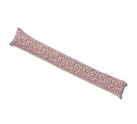 Casatessile Tirant d’Eau de 110 cm de Long. Housse rembourrée et Amovible RICCIO Boudin de Porte en Coton. - Rosso