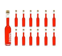 Casavetro Lot de 12 bouteilles vides en verre de 350 ml 350 ml pour l'eau de vinaigre de gin à la maison (12 x 350 ml)
