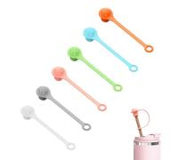 Casbomy Lot de 6 couvercles de paille planète de différentes couleurs - Accessoire intéressant Stanley Cup - Utilisation universelle pour les gobelets Stanley Cup de 8 à 10 mm - Pour accessoires de