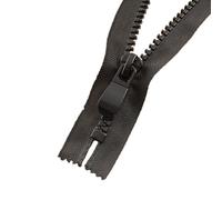 CasCab 2PCS #8 Fermetures Éclair de 15 cm à extrémité fermée pour la couture de poches de manteau, Fermetures Éclair en résine moulée en vrac, noires