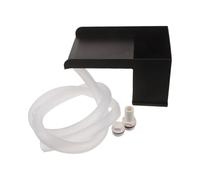 Cascade de Filtration D'étang Large, Plastique Noir | Circulation et Filtration des Débris, Assemblage Modulaire, Compatible Bassin Extérieur et Aération Couleur Aléatoire