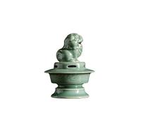 Cascade de Fumée de Fontaine D'encens Brûleur d'encens en céladon Chinois, brûleur rétro Portable for étude à Domicile Brûleur D'encens Cascade