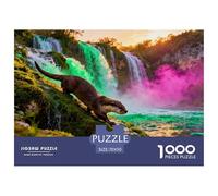 Cascade de Krka en Croatie Puzzle en Bois Imperméable DIY Puzzles De 1000 Pièces pour Adultes Cadeaux Amusant Jeux De Stimulants