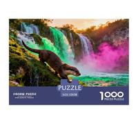 Cascade de Krka en Croatie Puzzle en Bois Imperméable DIY Puzzles De 1000 Pièces pour Adultes Impossible De Décoration pour La Maison