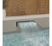 Cascade Fontaine Piscine Étang Jardin Terrasse Extérieur Acier Inoxydable vidaXL