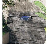 Cascade Fontaine - VIDAXL - CHIC - Déversoir pour cascade avec LED RVB Inox 30 cm pour Piscine &21456