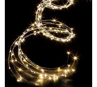 Cascade lumineuse extérieur 1m blanc chaud 200 LED + transfo Feeric lights & christmas