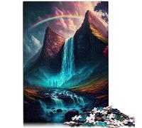 Cascade Magique 1000 pièces Puzzles pour Adultes Puzzle 100% Carton recyclé Cadeaux Secrets du Père Noël 26x38 cm