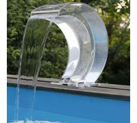 Cascade piscine Mamba Acry-LED transparente