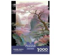 Cascade Puzzle 1000 Pièces Jouet De Défi Adultes Et Personnes Âgées De Plus De 12 Ans Serein Puzzle Créatif Jeu ÉduChatif Familial Cadeau De Décoration Intérieure 70x50cm/1000pcs