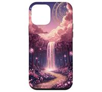 Cascade Rose Pastel de la forêt enchantée céleste Coque pour iPhone 12 Mini