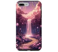 Cascade Rose Pastel de la forêt enchantée céleste Coque pour iPhone 7 Plus/8 Plus