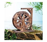 Cascade rustique en bois roue à eau fontaine fontaine cascade ornementale, avec support décoration de scène Feng Shui chinois pour jardin patio étang piscine extérieur porche arrière ( Size : Diameter