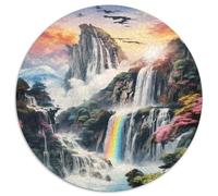 Cascade Wonderland1000 Pièces pour Puzzles pour Adultes Et Enfants Le paysagePuzzle Circulaire, Jeu Éduchatif, Challenge Toy, DécoRation, Cadeau, Difficile, Impossible1000pcs (67.5x67.5cm)
