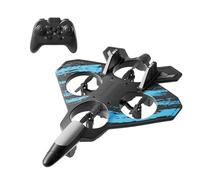 Cascades à 360° Avion TéLéCommandé, DéCollage EtAtterrissage Verticaux Mousse Avion Rc PréVention des Chutes, Style Aéronef De Chasse TéLéCommande De Jouet Planeur Rc,pour Aux Fans De Tous âGes (A)
