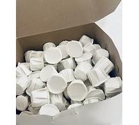 Cascarilla Lot de 10 coquille d'œuf Blanc Cascarilla Santeria