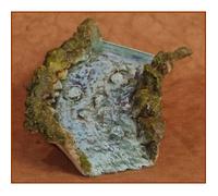 Cascata Curva Sx Per Presepe 27,5x14x4cm Accessori Per Presepe