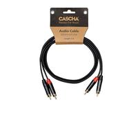 CASCHA Câble audio Advanced Line RCA (2 m) vers RCA (2 m), 1 m