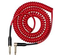 CASCHA Câble de guitare Advanced Line Curly, rouge, 6 m