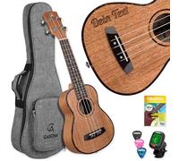 Cascha HH-2027 Ukulélé soprano avec gravure personnalisée
