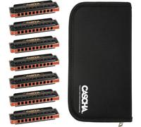 Cascha HH 2224 Professional Blues Set C-D-E-F-G-A-Bb Harmonica diatonique