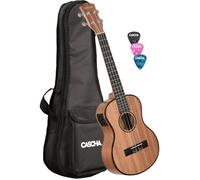 Cascha HH2048E Premium Mahogany E/A set ukulélé ténor