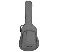 CASCHA Housse pour Guitare Acoustique - Housse de Transport de Luxe avec Rembourrage Extra épais, matériau Hydrofuge et Bretelles ergonomiques - Protection supérieure pour Guitare 4/4 - Anthracite,