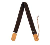 CASCHA Sangle d'ukulélé réglable I longueur 76-139 cm réglable individuellement I sangle robuste d'ukulélé pour enfants & adultes I très agréable et confortable à porter I en coton marron