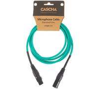 Cascha Standard Line Mic Cable Green 2m