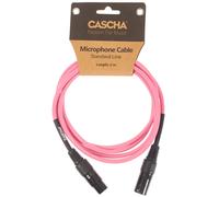 Cascha Standard Line Mic Cable Pink 2m