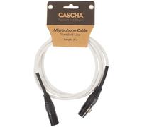 Cascha Standard Line Mic Cable White 2m
