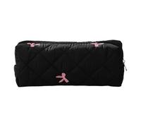 Cascia Crayon papille, Sac Crayon étudiant, étui de t-Shirt pour Stylo Crayon, Bureau Cosmetics Organizer Clinper Crush Closure Sacs Contenants de Papeterie pour Le collège, Noir, riferimento