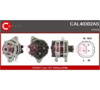 CASCO Alternateur Générateur 100A 12V Pour Toyota Auris 1.6 1.8 2.0