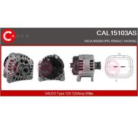 CASCO Alternateur Générateur 125A 12V pour Nissan Interstar Bus DCI 80 1.5 1.9