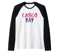 Casco Bay Maine - Casco Bay ME 70's Retro Manche Raglan