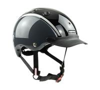 CASCO Casque D’Equitation Nori Noir Gris En Forme De Fer À Cheval Brillant