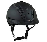 Casco Casque d’équitation unisexe, Noir , Taille unique