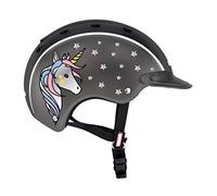 + Taille XS (50cm à 52cm) - Casque d'équitation Junior Casco - Nori - Gris Unicorn