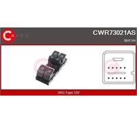 Casco CWR73021AS Interrupteur de lève-vitre Vag