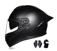 Casco De Moto Integral Para Adulto Con Doble Visera, Homologado Ece, Apto Para Hombre Y Mujer, Scooters, Patinetas, Ciclomotores Y Motos De Calle. E,XXL:61-62CM