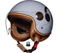 Casco De Motocicleta, Medio Casco Moto Mujer Hombre, Casco De Scooter, Casco Ciclomotor Electrico Adulto, Cascos De Moto Medio Huevo Con Visera Solar, Protección De Seguridad 3,S